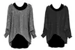One or Two Oversized Pullover with Tank Top - Image 4