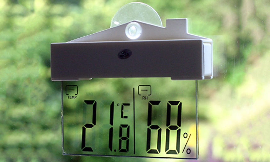 Image 1: Digital Window Weather Station