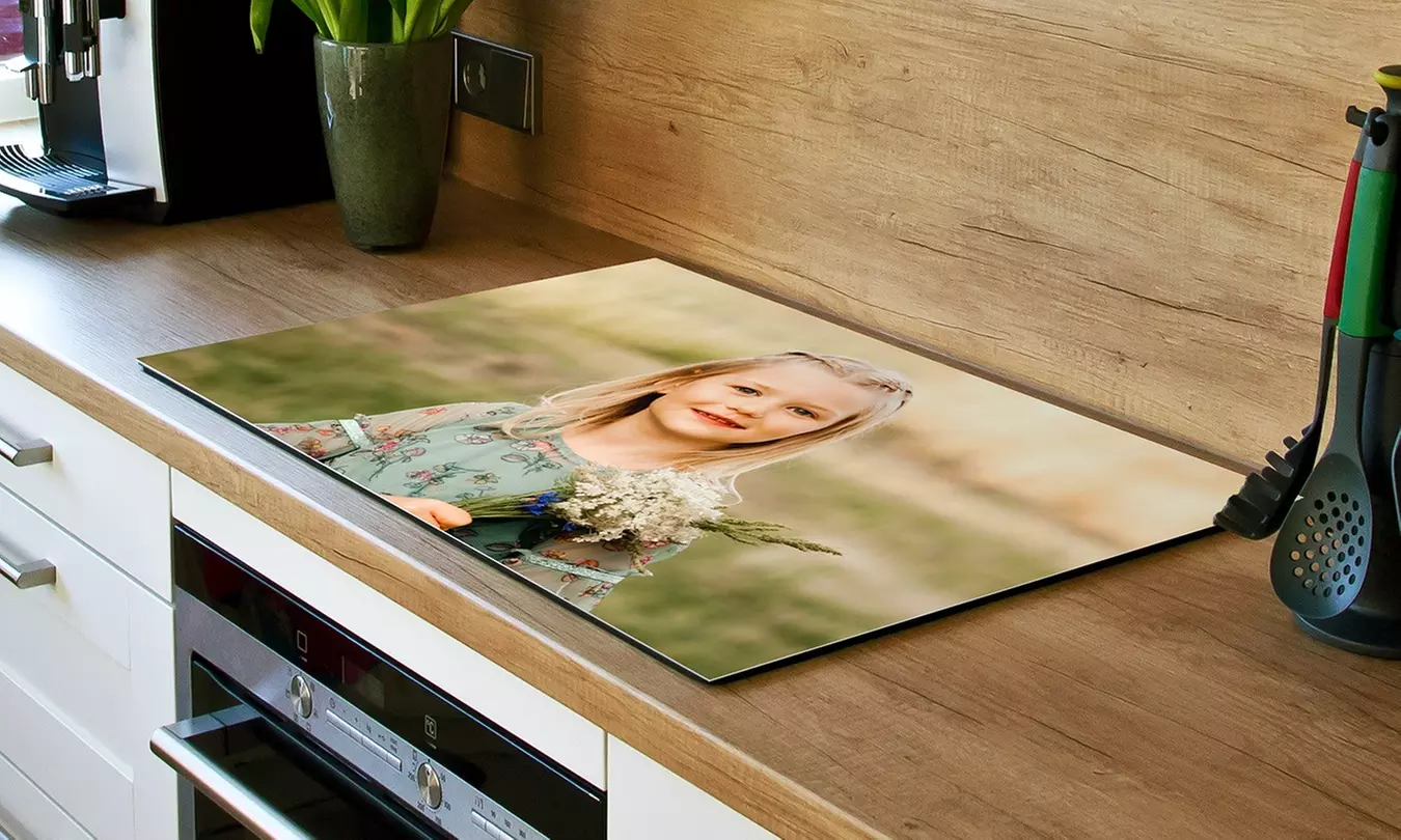 Maak je kookplaat uniek met een inductiebeschermer met jouw eigen foto