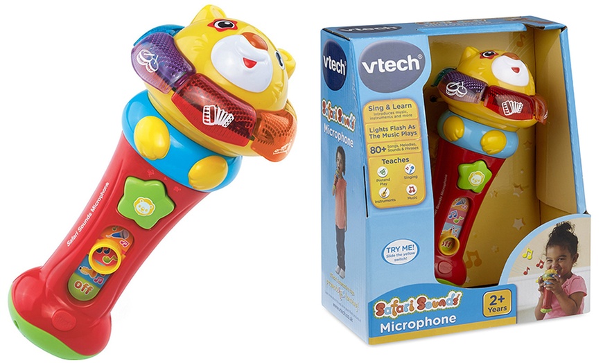 Image 1: Vtech Safari Sound Microphone