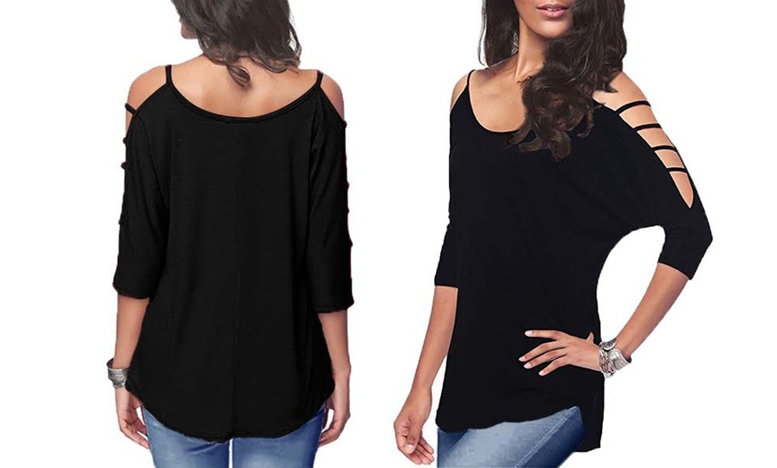 Image 5: Leo Rosi Kylie Women's Top. Plus Sizes Available. 