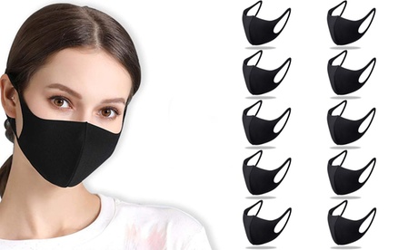 10 o 20 mascherine viso lavabili e riutilizzabili in materiale poliuretanico