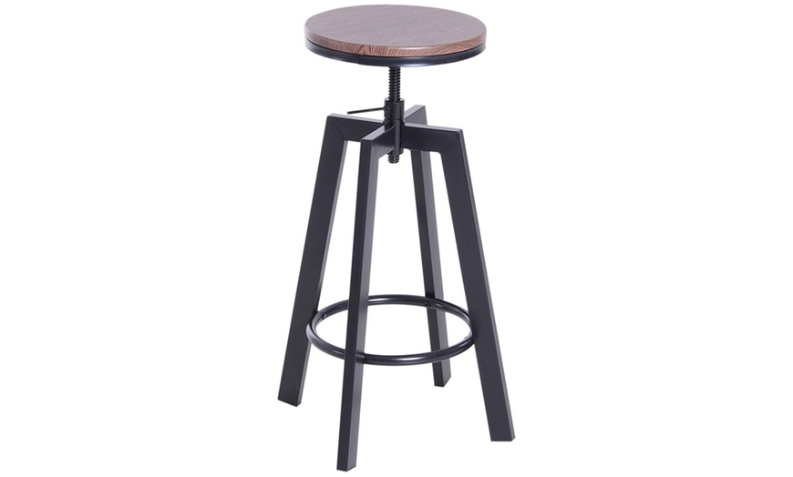 Image 5: Homcom Bar Stools and Table Set