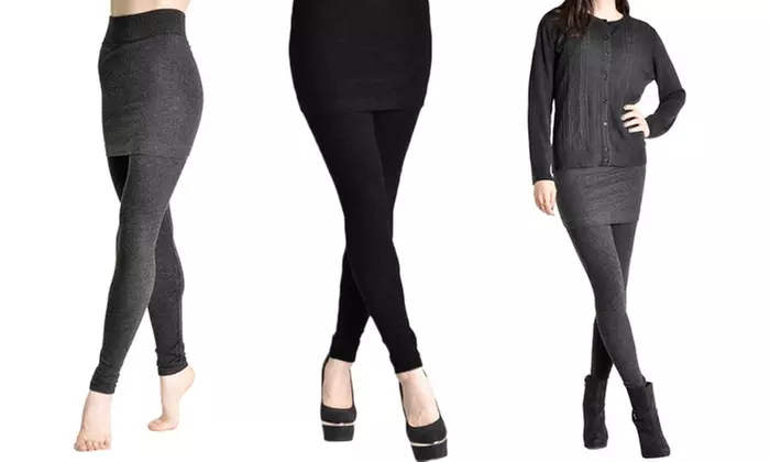 Women's Mini Skirt Leggings - Primary Image