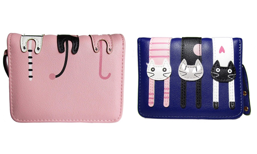 Image 7: Women's Cat Wallet