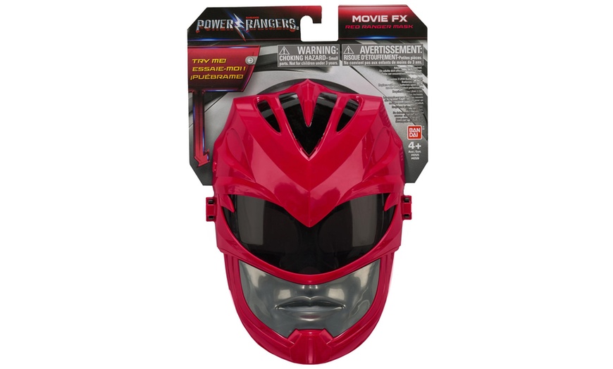 Image 2: Power Rangers Red Ranger Mask 