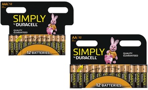 AA or AAA Duracell Batteries 