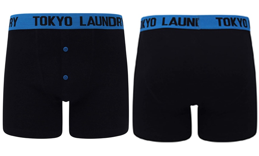 Image 16: Two-Pack of Tokyo Laundry Men's Stripe Print Boxers