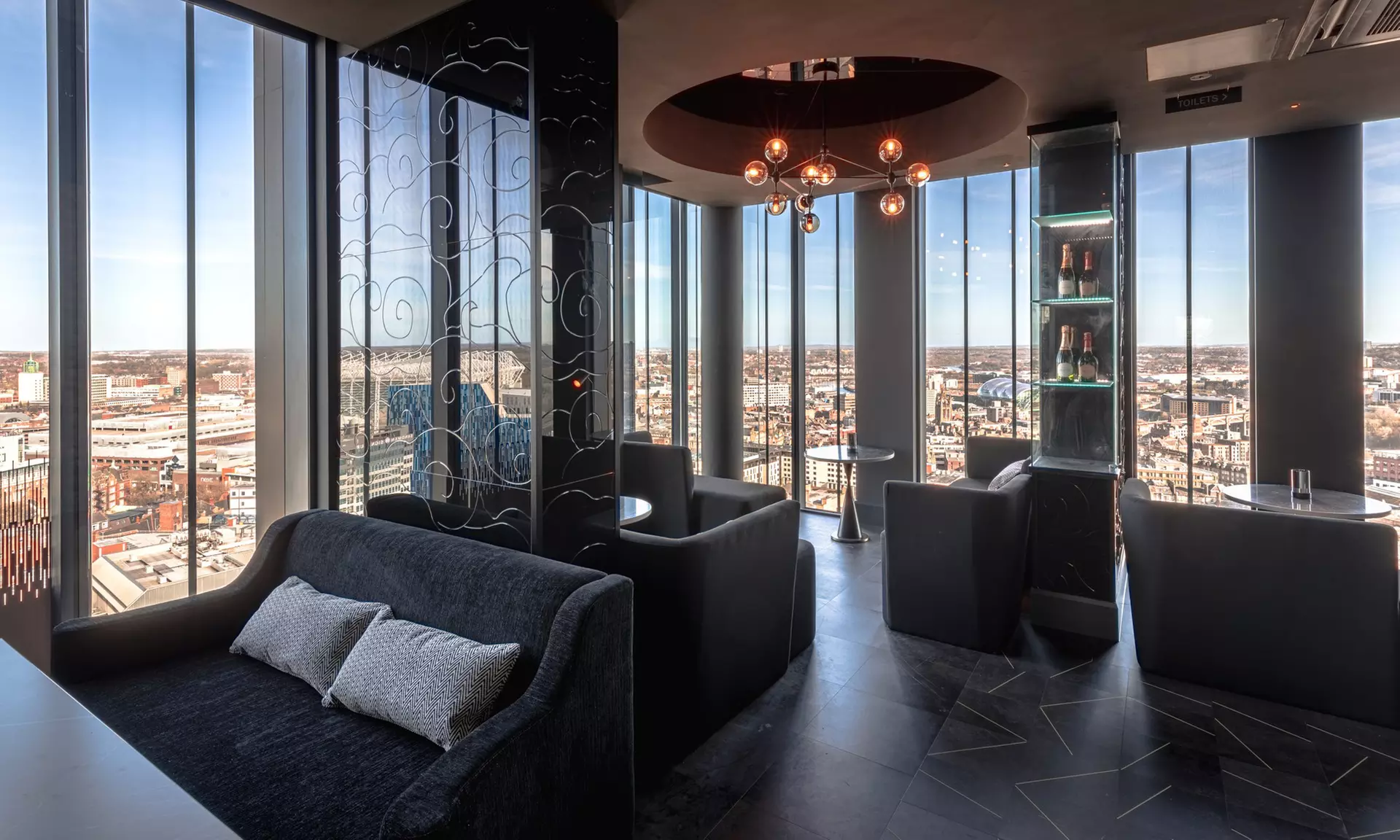 2-Course Dining & Cocktails for 2–4 People with Live Music at 3Sixty