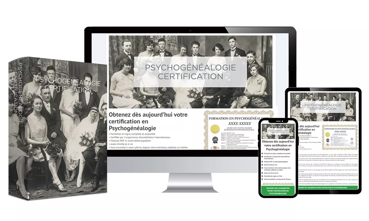 Formation complète en psychogénéalogie