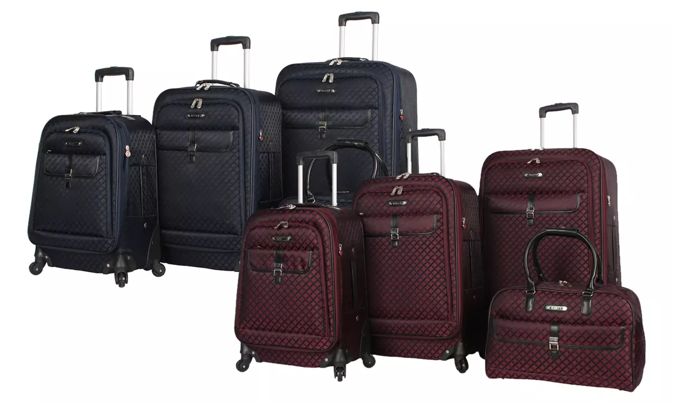 Rosetti Amelia Fashion Expandable Spinner Luggage Set (4-Piece) - Primary Image