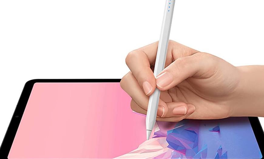 Image 4: Stylus Pen for iPad with Magnetic Wireless Charging