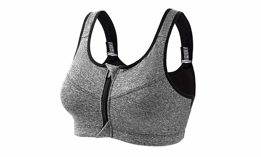 Image 6: Soutien-gorge de sport avec fermeture sur le devant