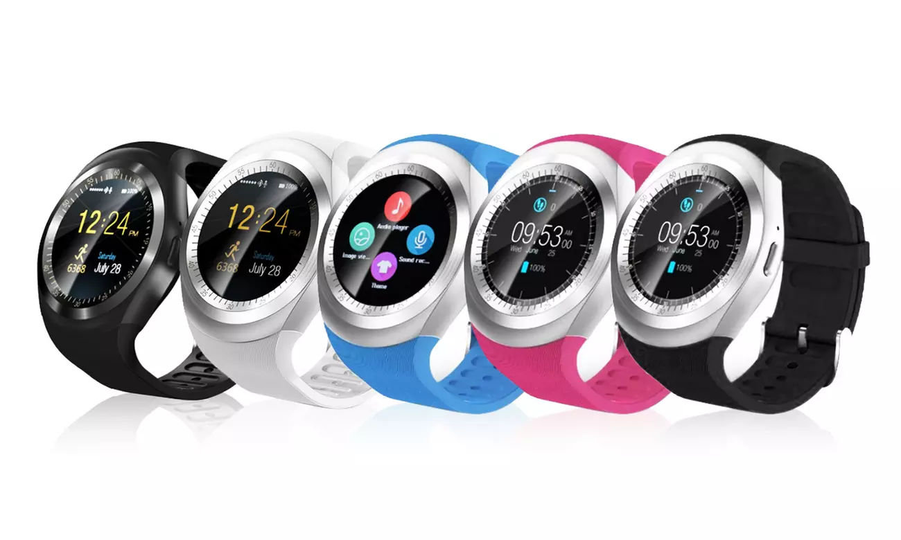 Smartwatch mit Health-Monitor, WhatsApp u. Facebook in der Farbe nach Wahl inkl. Versand - Primary Image