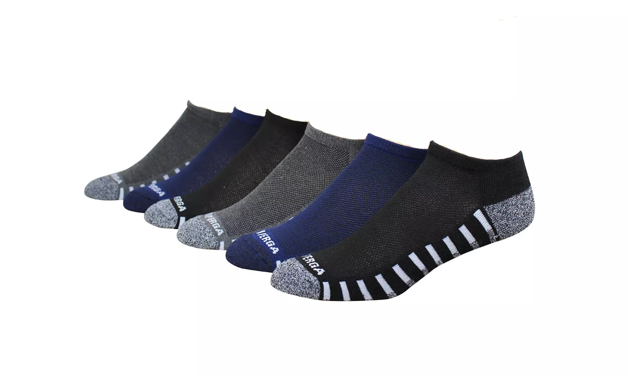 Superga Men's Cushioned Mesh Top Athletic Low-Cut Socks (6- or 12-Pack) - Second Medium