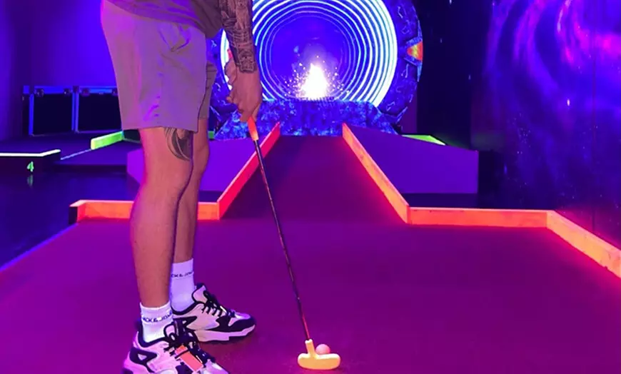 Image 1: Unlimited Mini Golf for Up to Five People in an Exciting Themed Course