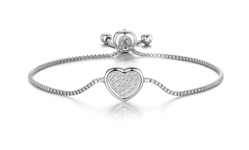 Image 5: Philip Jones Friendship Bracelet with Crystals from Swarovski®