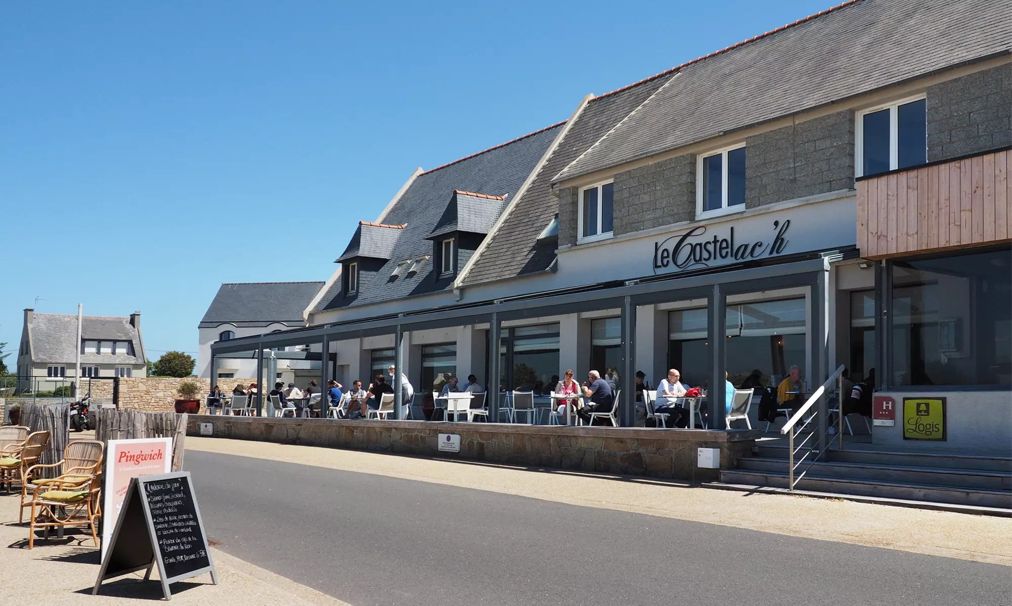 Plouguerneau : chambre double vue mer avec petit-déjeuner en option