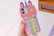 Cartoon Unicorns Rainbow Case for iPhone - Image 5