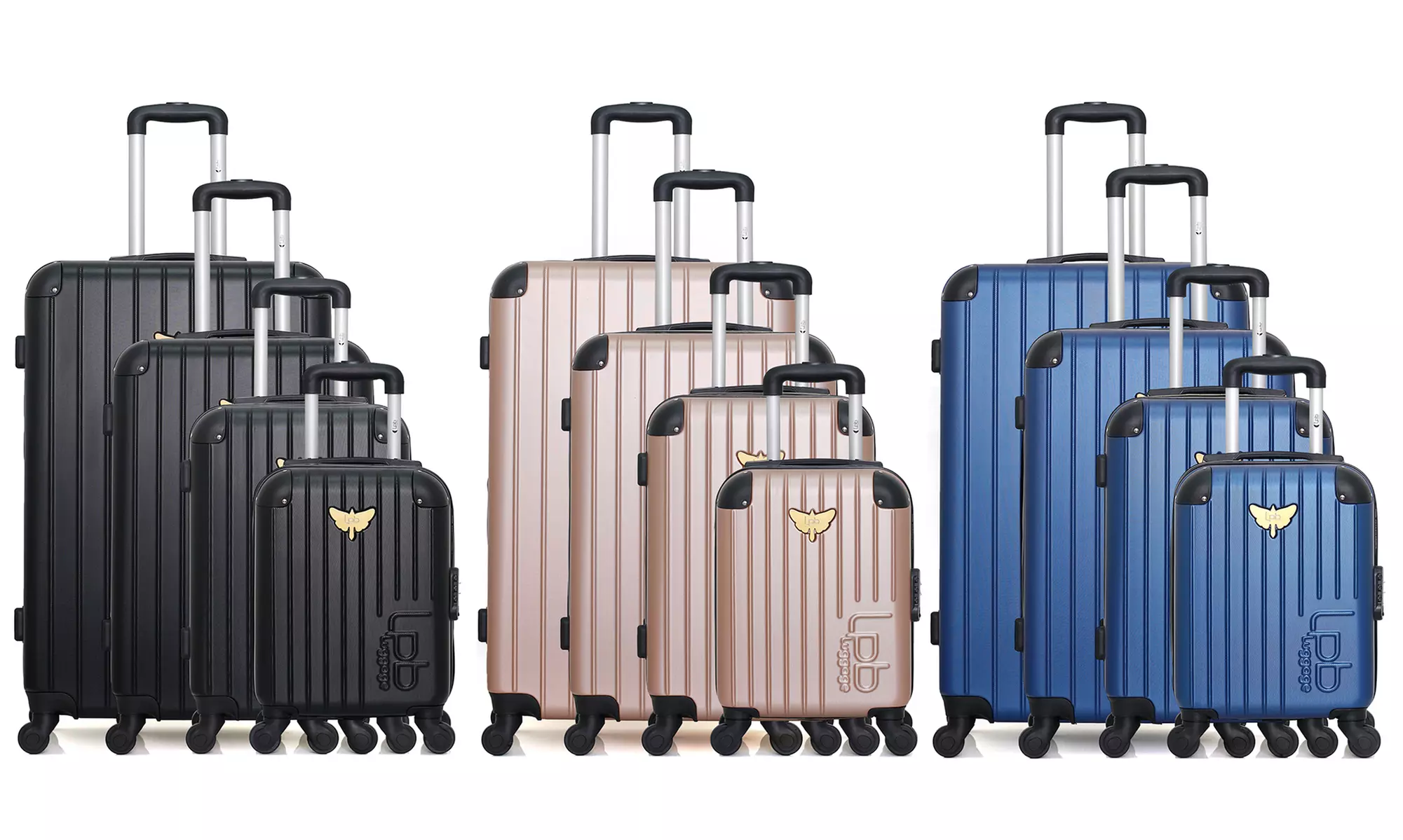 Juego de 4 maletas de diferentes tamaños, con envío gratuito - Primary Image