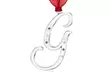 Silvertone Initial Ornaments - Second Medium