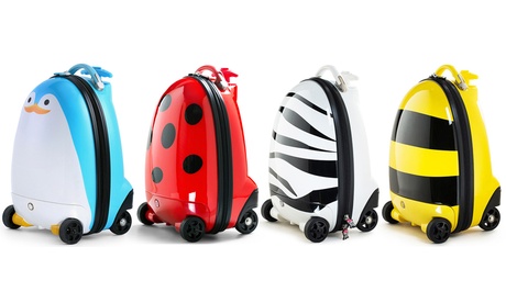 Valise cabine télécommandée pour enfant motifs animaliers
