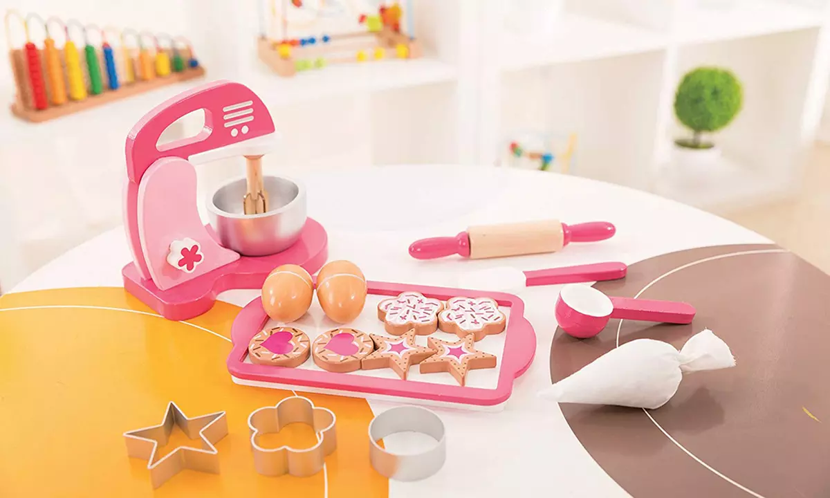 Milly & Ted Wooden Cookie Baking Set - Primary Image