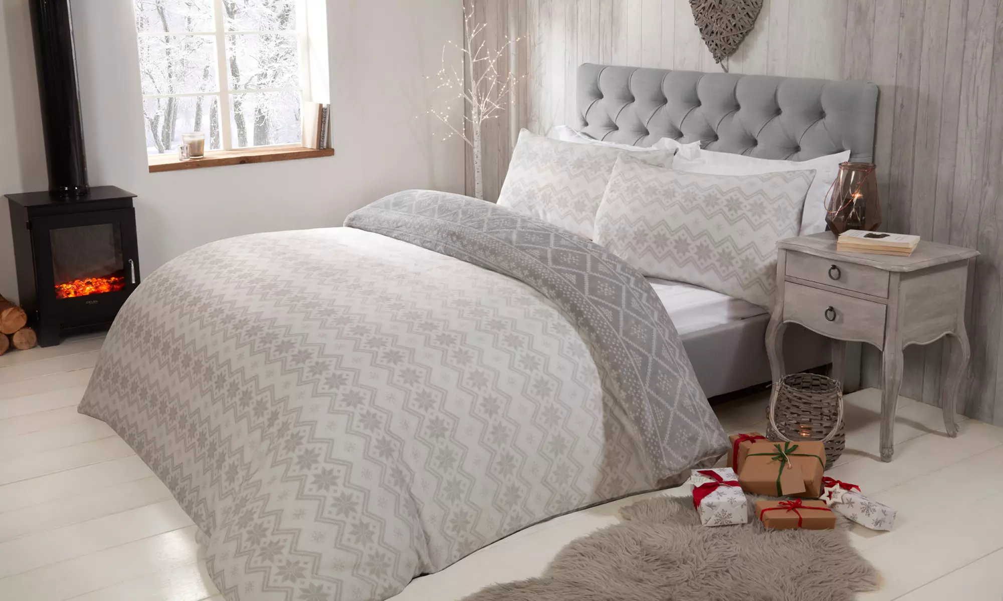 Parure de lit flanelle Noël - Primary Image