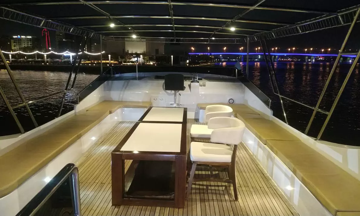 Embark on a Luxury Dubai Marina Yacht Cruise at Media Waves Yachts!