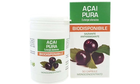 Acai pura biodisponibile 50 capsule da 500 mg
