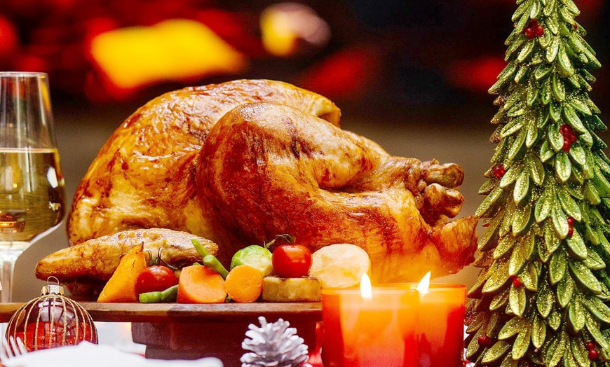 Image 1: Enjoy a 5* Roast Turkey Takeaway with Sides, Gravies & Breads