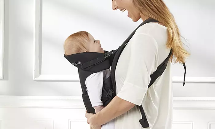 Porte bébé 3-en-1 avec appuie-tête cousiné ajustable, bandes réfléchissantes et soutien lombaire épais - Primary Image