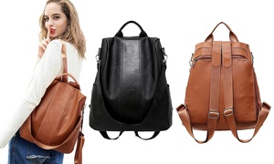  One or Two Women's Theft-Proof Backpacks 