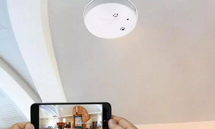 Smoke Detector with Hidden HD Camera, Built-in Microphone, and LED indicator - Image 3