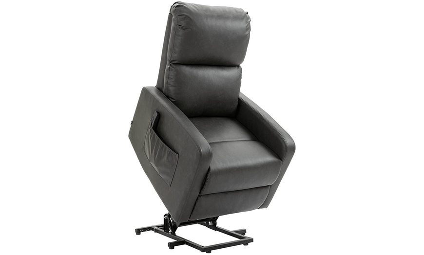 Image 1: HomCom Electric Riser-Recliner