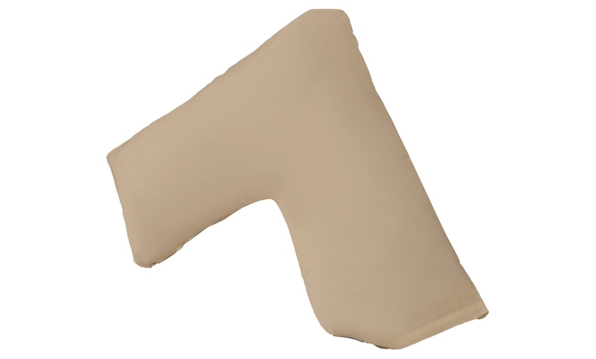 Image 13: V-Shaped Orthopaedic Support Pillow with Optional Pillowcase