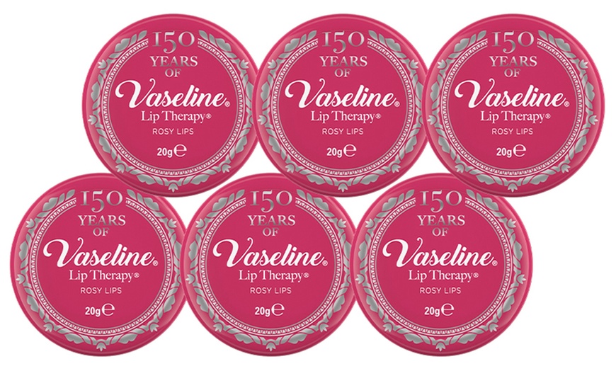 Image 2: Vaseline Lip Therapy Tin Six-Pack