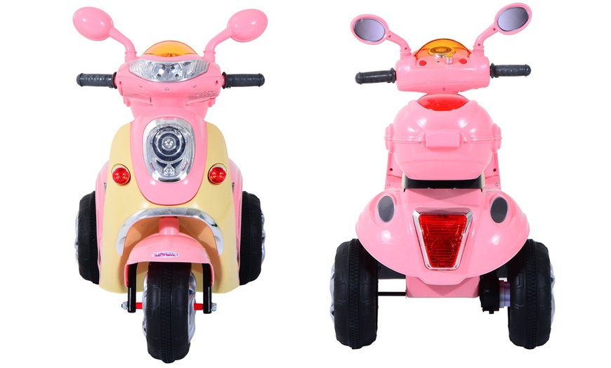 Image 2: HOMCOM Kids Electric Toy Tricycle