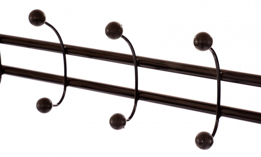 Image 3: Heavy-Duty Metal Coat Rack