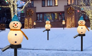 Snowman Solar Light