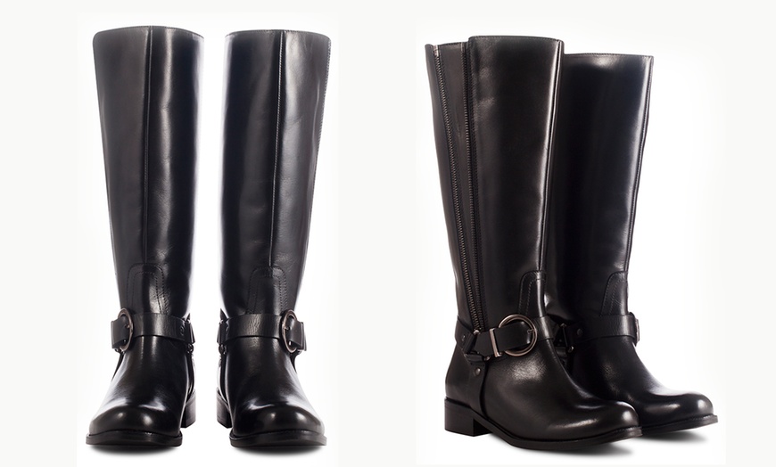 Image 6: Women's Leather Riding Boots