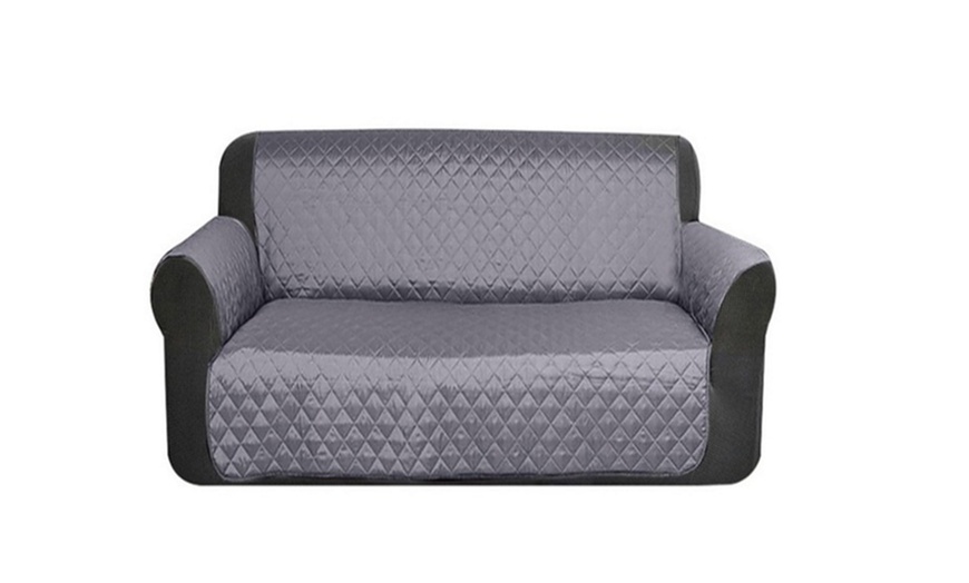 Image 11: Waterproof Quilted Sofa Cover