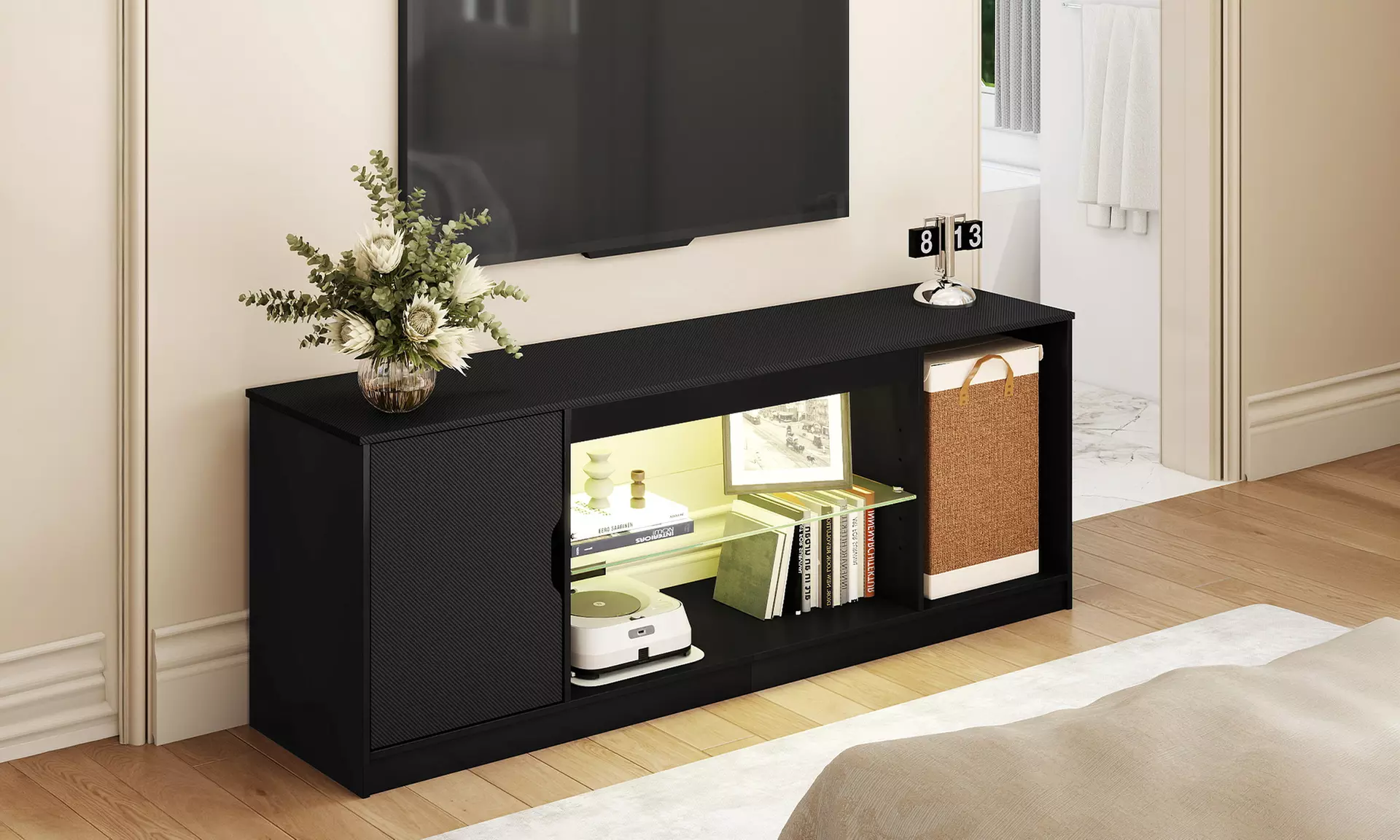 Levede Contemporary Entertainment Units and Media Consoles