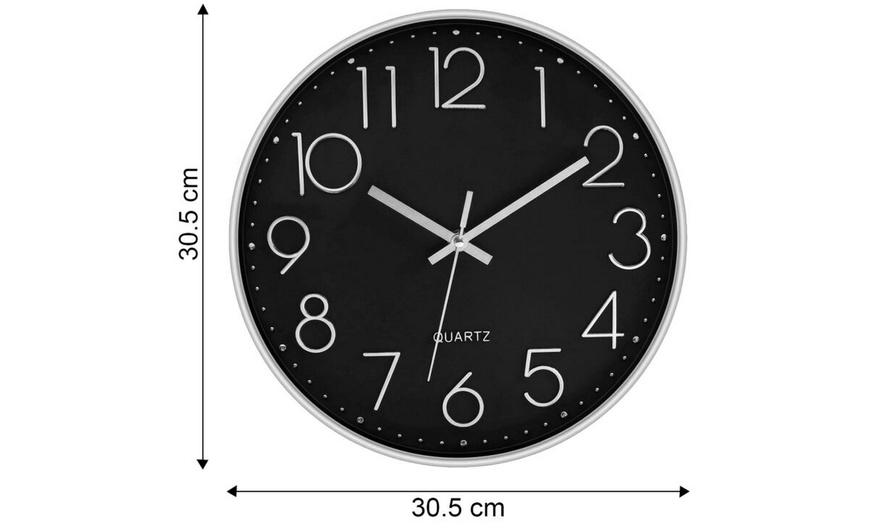 Image 17: Stylish 12'' Wall Clocks