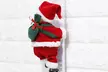 Animated Musical Jingle Bells Santa Claus Climbing Ladder Toy Christmas Gift - Second Medium