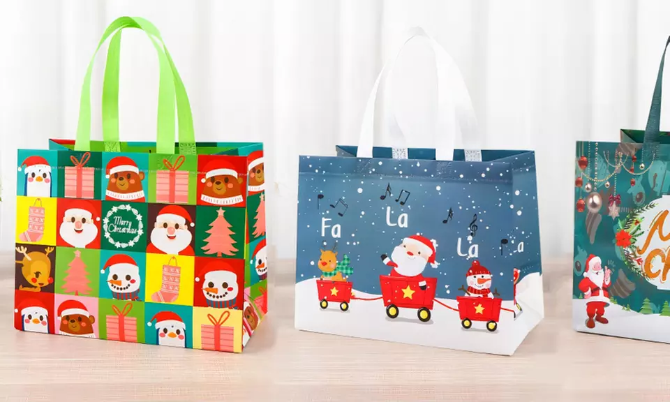 Christmas Gift Tote Bags