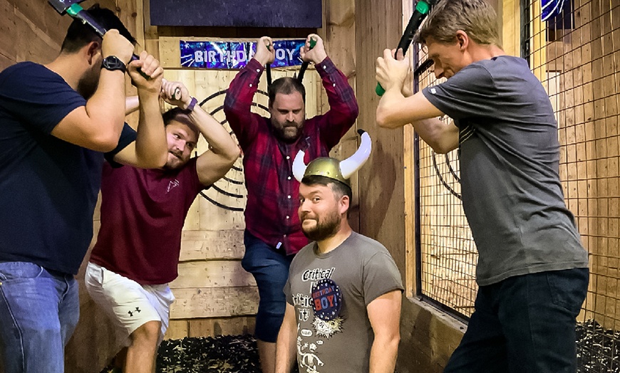 Image 3: Axe Throwing for Two to Six with Private Lanes & Certified Instructors