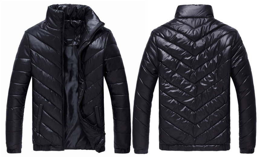 Image 2: Men's Padded Winter Jacket