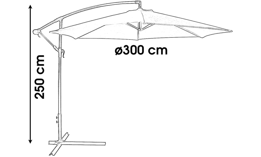 Image 6: Parasol pivotant 3M