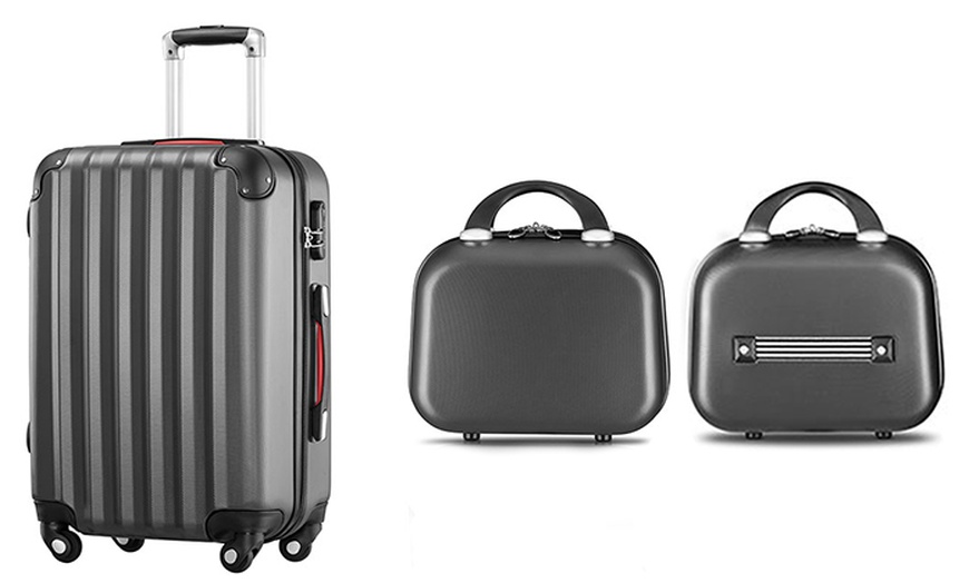 Image 5: Set di 3 valigie rigide da viaggio e beauty case Provitera